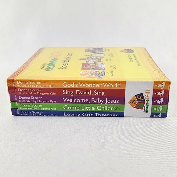 Seasons Growing Faith Boardbook Set of 5 Donna Scorer - Picture 3 of 7